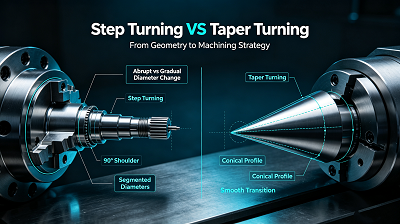 Step Turning vs Taper Turning: Core Machining Differences, Processes & Industry Use Cases